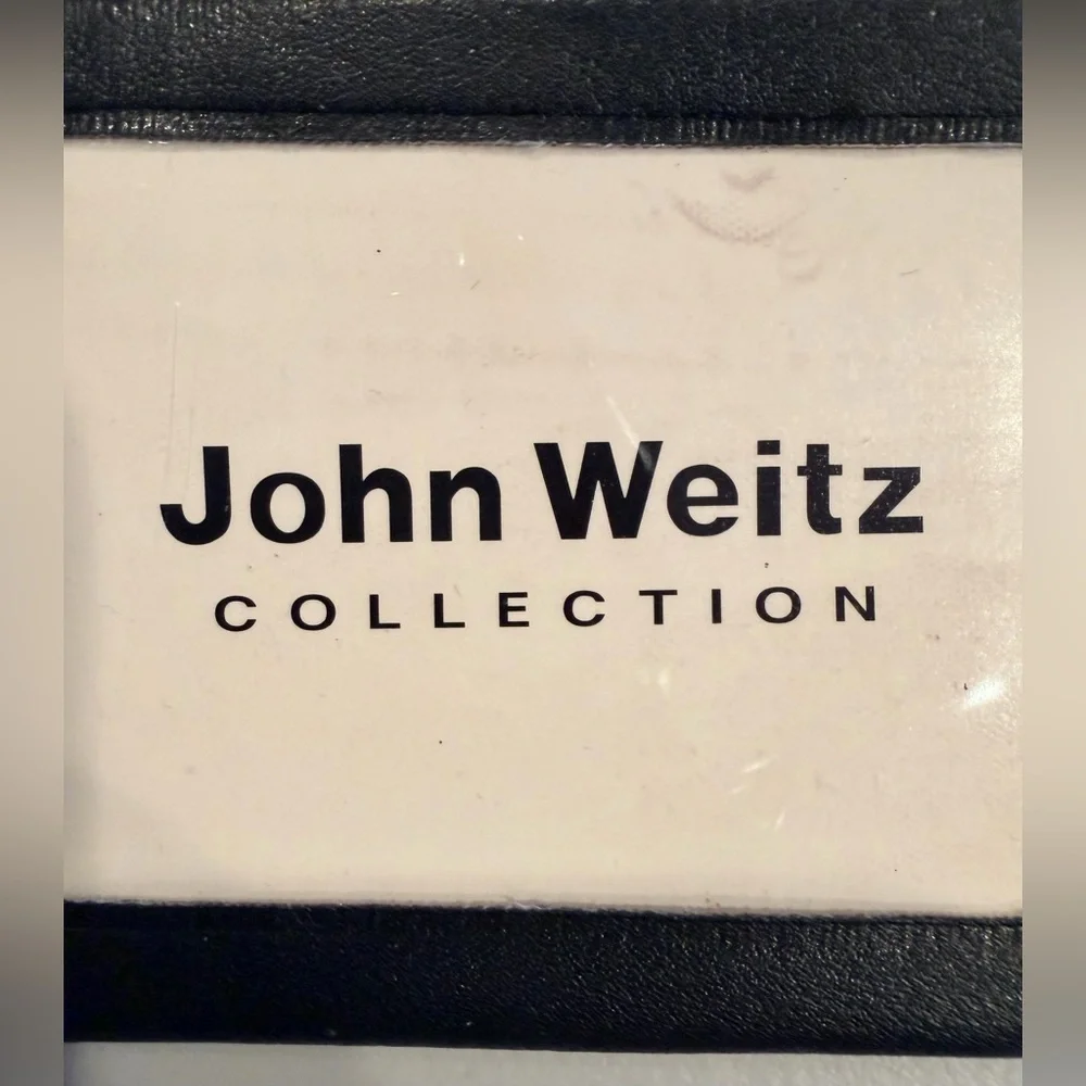 VINTAGE: John Weitz Collection | leather card wallet with ID window